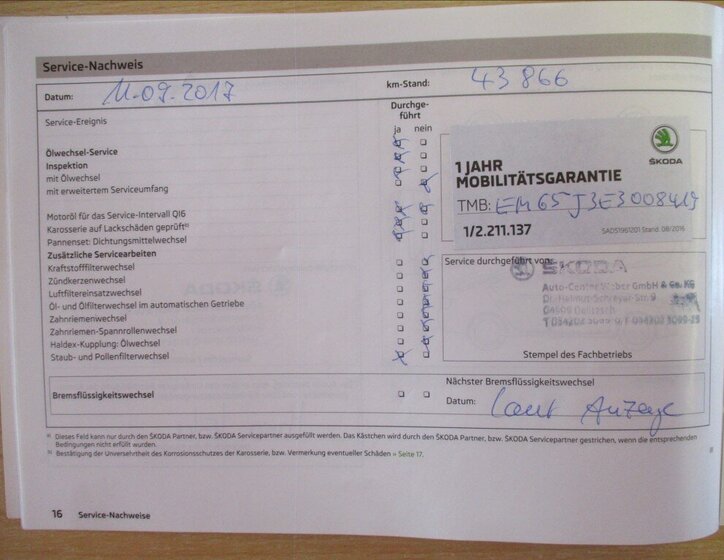 Škoda Fabia Hatchback 1,2 l 63 kw