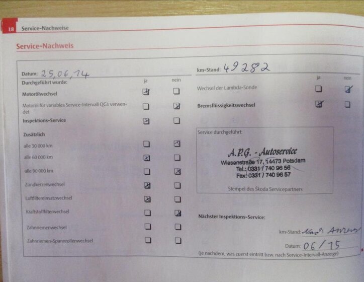 Škoda Fabia Kombi 1,2 l 51 kw