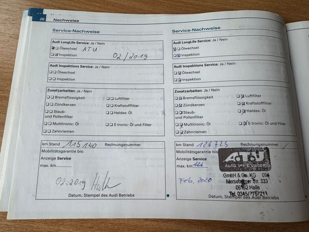 Audi A4 Sedan / Limuzína 1,8 l 88 kw