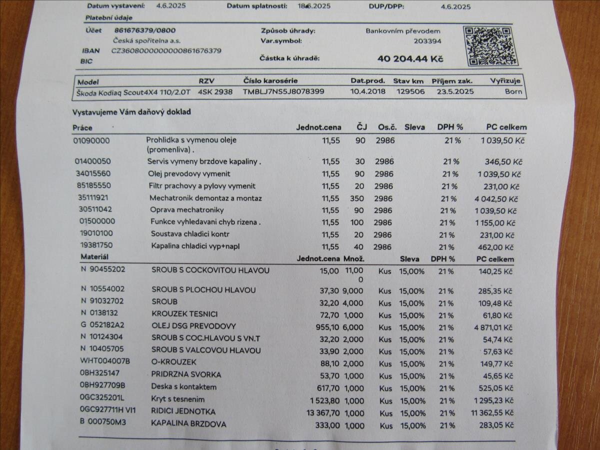 Škoda Kodiaq SUV 2,0 l 110 kw