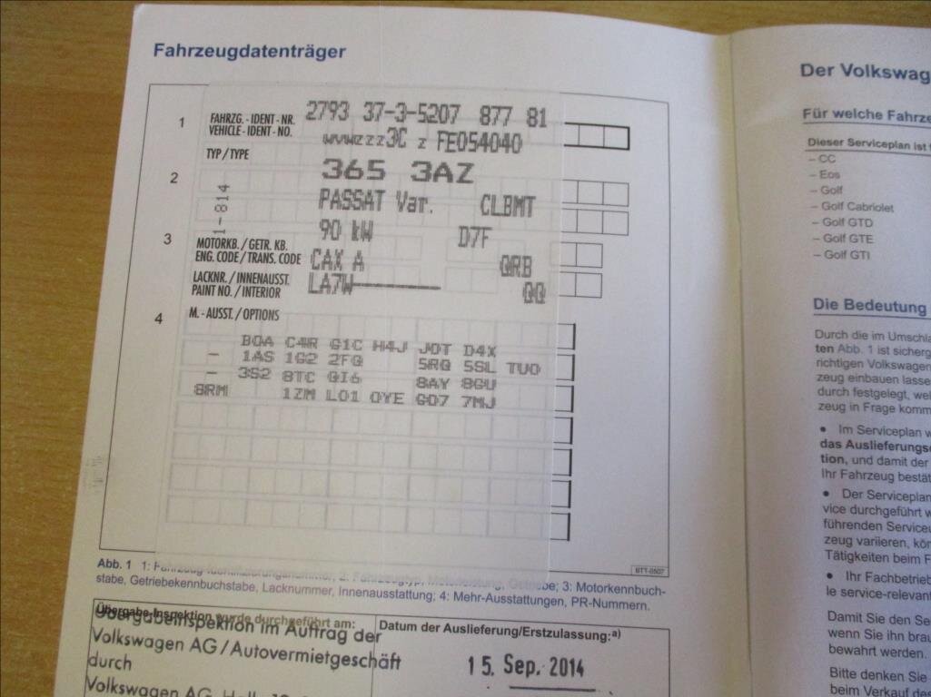Volkswagen Passat Kombi 1,4 l 90 kw