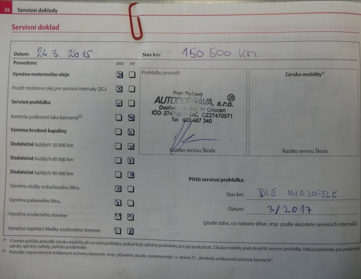 Škoda Octavia Kombi 1,9 l 77 kw