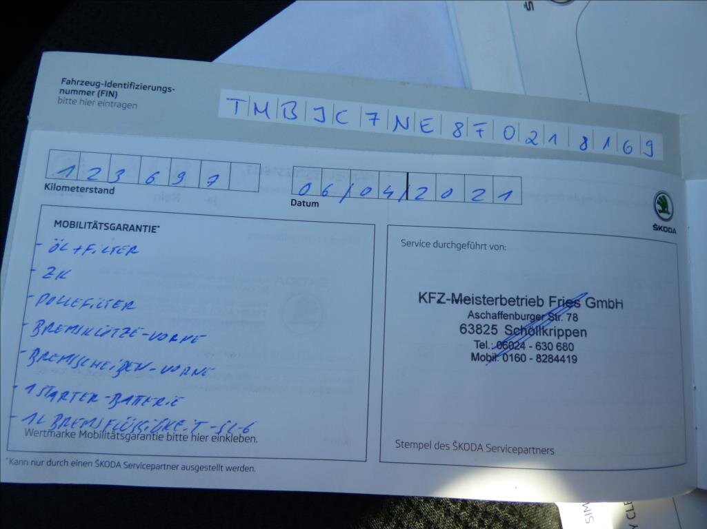 Škoda Octavia Kombi 1,4 l 103 kw