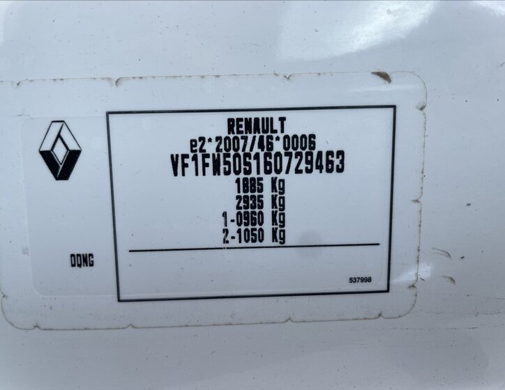 Renault Kangoo Kombi 1,5 l 55 kw