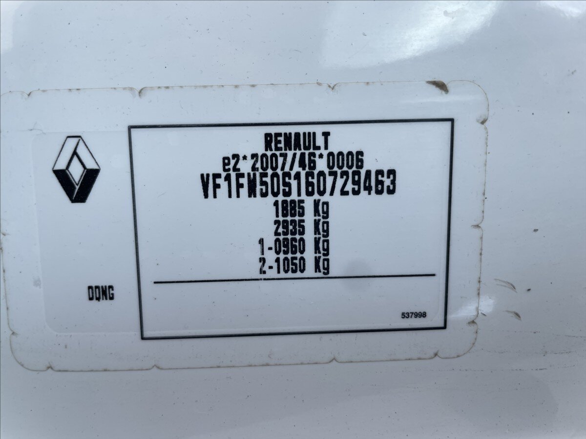 Renault Kangoo Kombi 1,5 l 55 kw