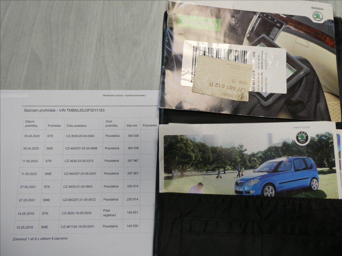 Škoda Roomster MPV 1,6 l 77 kw