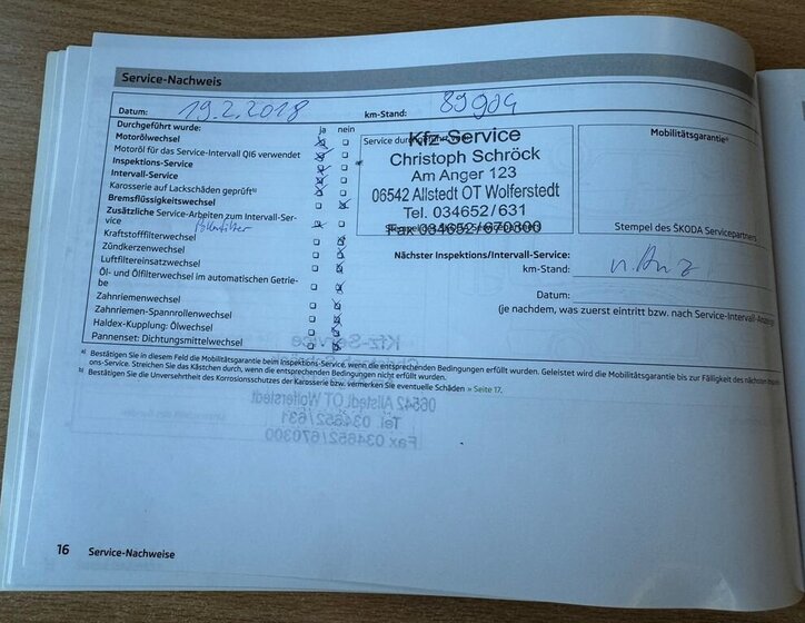 Škoda Fabia Kombi 1,6 l 66 kw