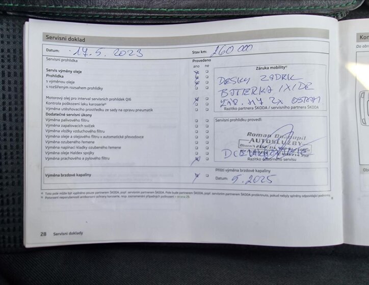 Škoda Octavia Sedan / Limuzína 2,0 l 110 kw