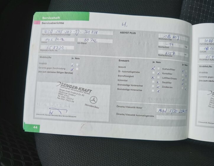 Mercedes-Benz Třídy B Hatchback 2,0 l 80 kw