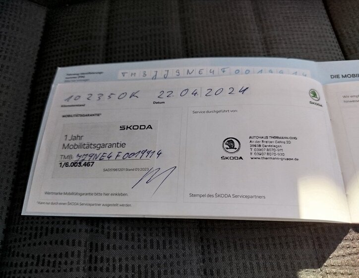 Škoda Octavia Kombi 2,0 l 110 kw