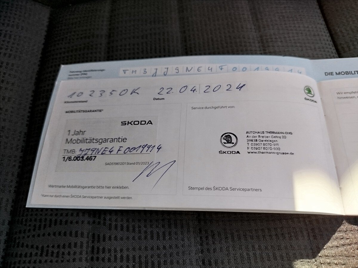 Škoda Octavia Kombi 2,0 l 110 kw