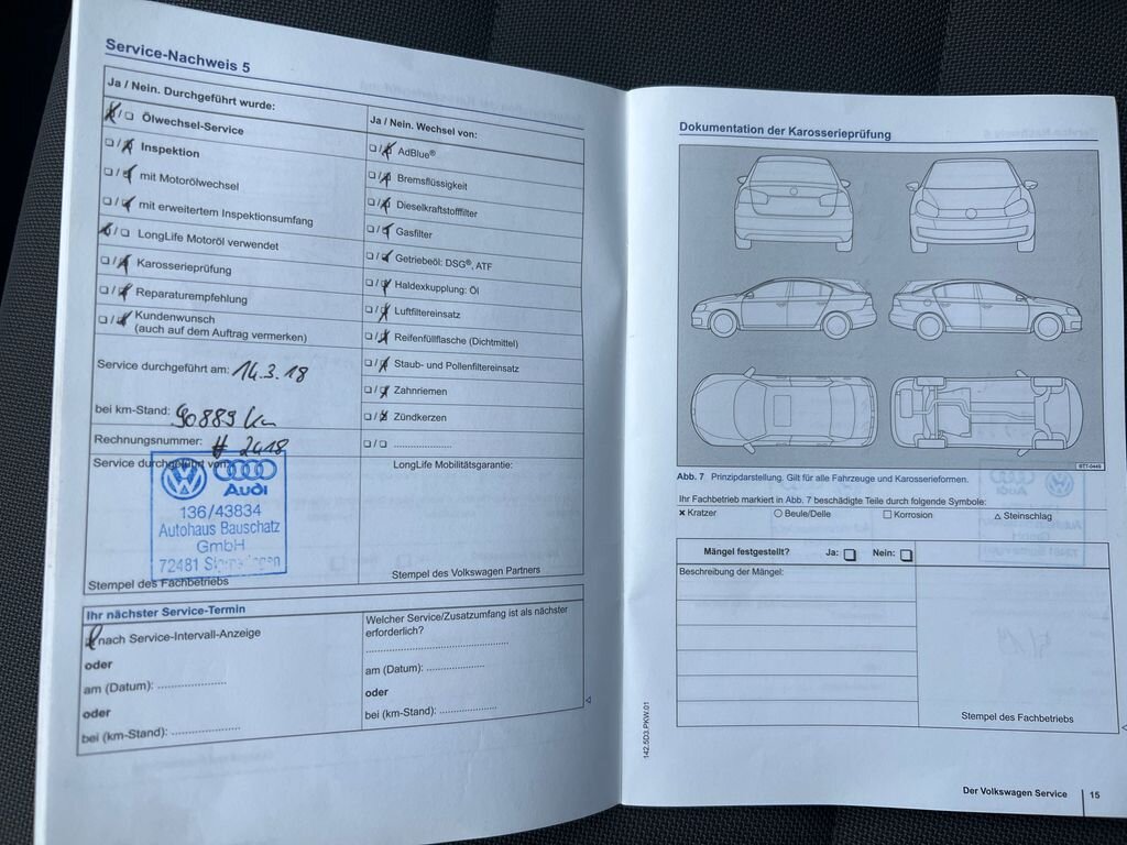 Volkswagen Touran MPV 1,6 l 77 kw