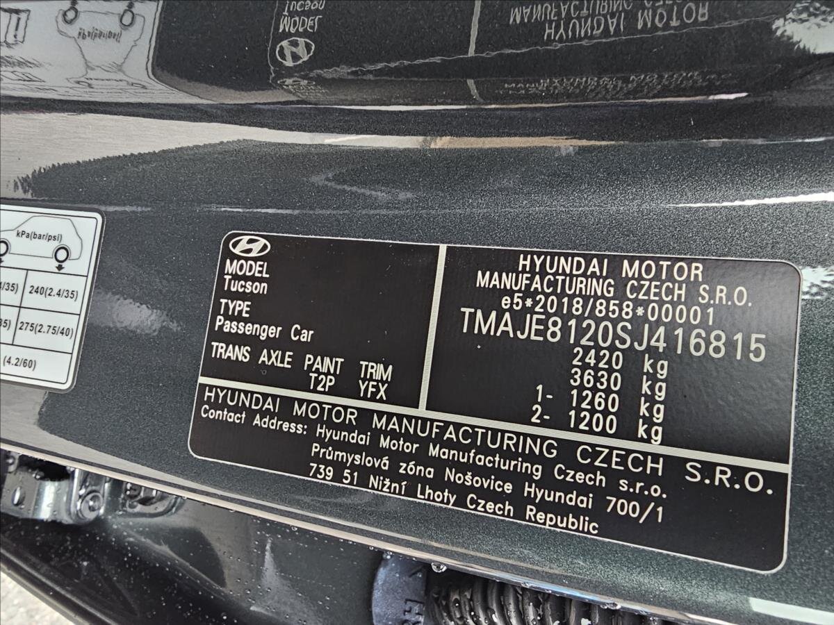 Hyundai Tucson Ostatní 1,6 l 185 kw