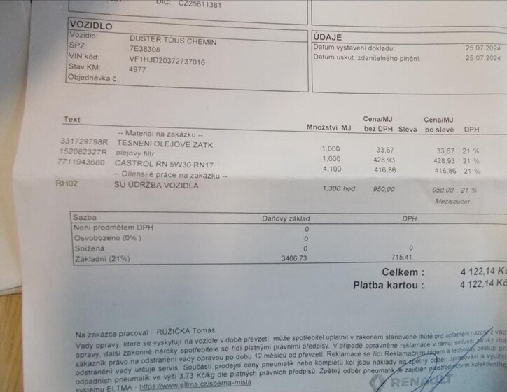 Dacia Duster SUV 999,0 67 kw