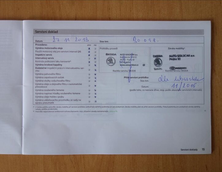 Škoda Fabia Kombi 1,2 l 63 kw