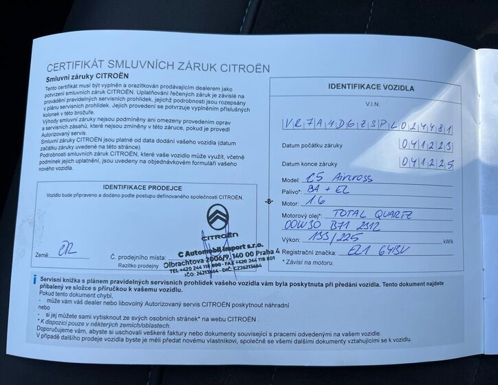 Citroën C5 Aircross SUV 1,6 l 133 kw