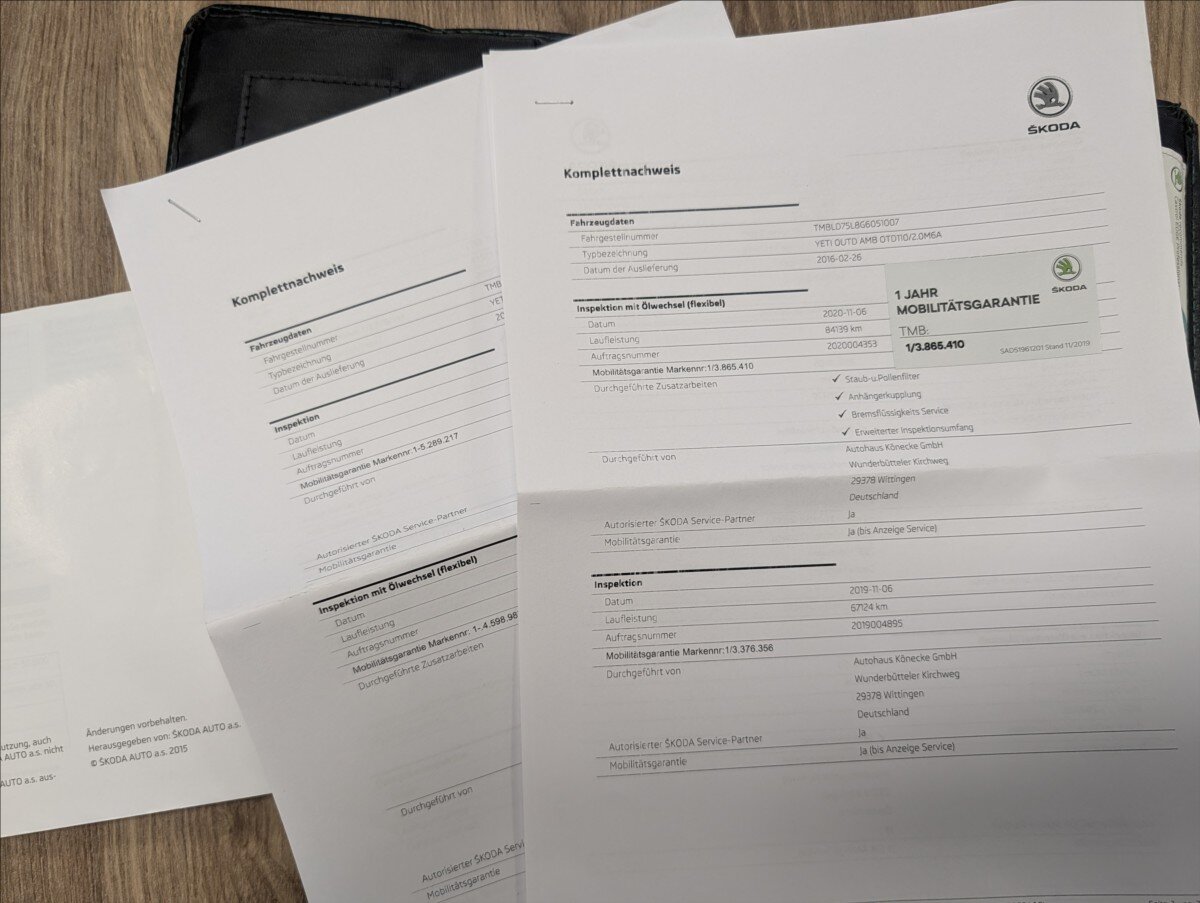 Škoda Yeti Kombi 2,0 l 110 kw