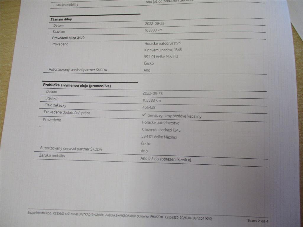 Škoda Superb Liftback 2,0 l 110 kw