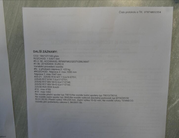 Škoda Octavia Kombi 2,0 l 169 kw