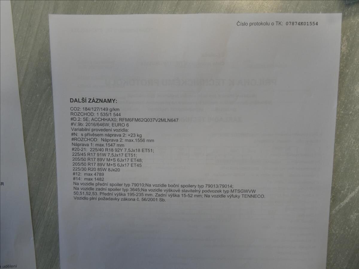 Škoda Octavia Kombi 2,0 l 169 kw