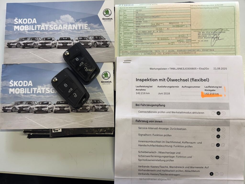 Škoda Octavia Kombi 2,0 l 110 kw