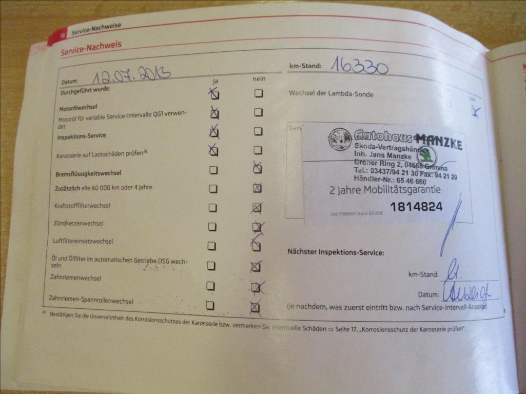 Škoda Fabia Kombi 1,2 l 63 kw