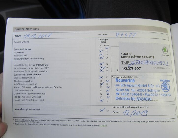 Škoda Octavia Kombi 1,6 l 77 kw