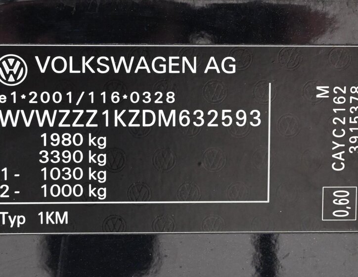 Volkswagen Golf Kombi 1,6 l 77 kw