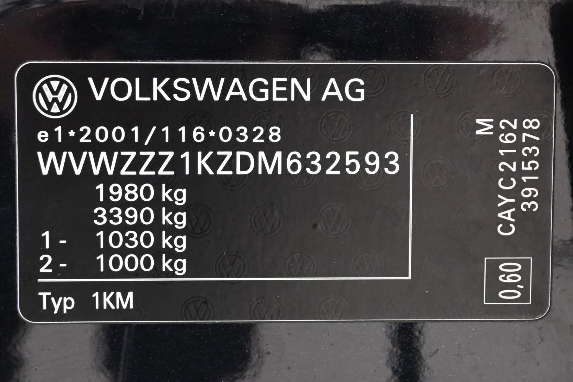 Volkswagen Golf Kombi 1,6 l 77 kw