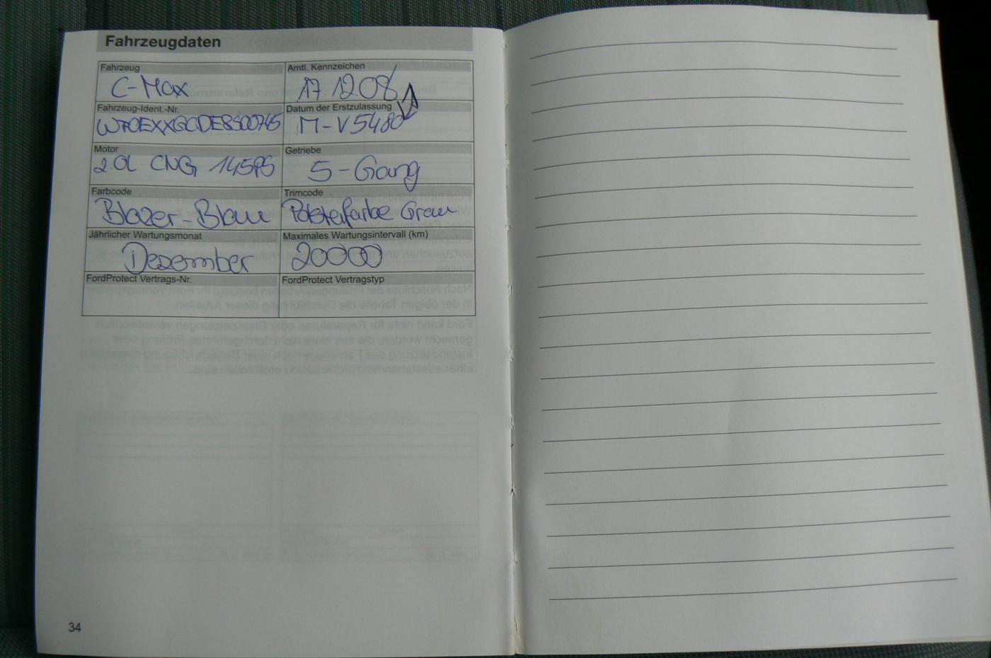 Ford C-MAX MPV 2,0 l 107 kw