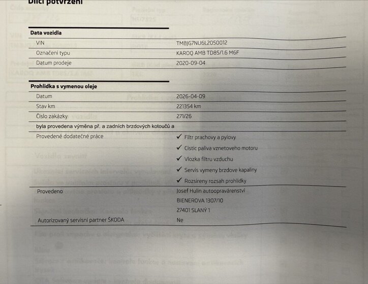 Škoda Karoq SUV / Terénní 1,6 l 85 kw