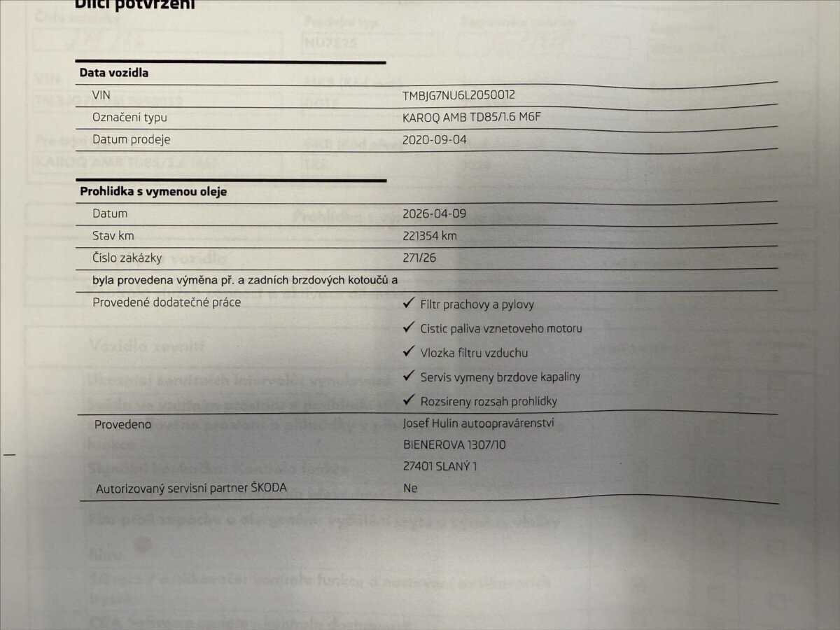 Škoda Karoq SUV / Terénní 1,6 l 85 kw