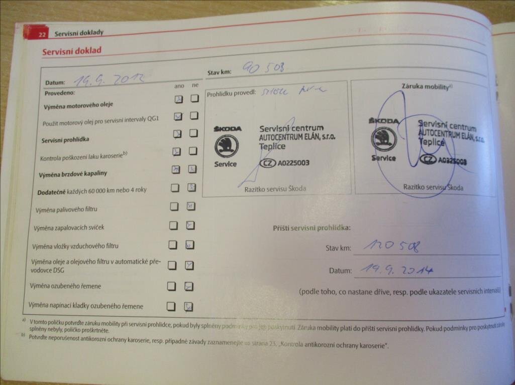 Škoda Octavia Sedan / Limuzína 2,0 l 103 kw