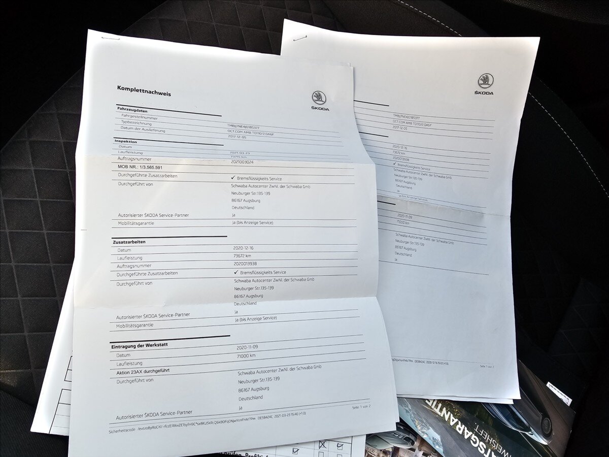 Škoda Octavia Kombi 2,0 l 110 kw