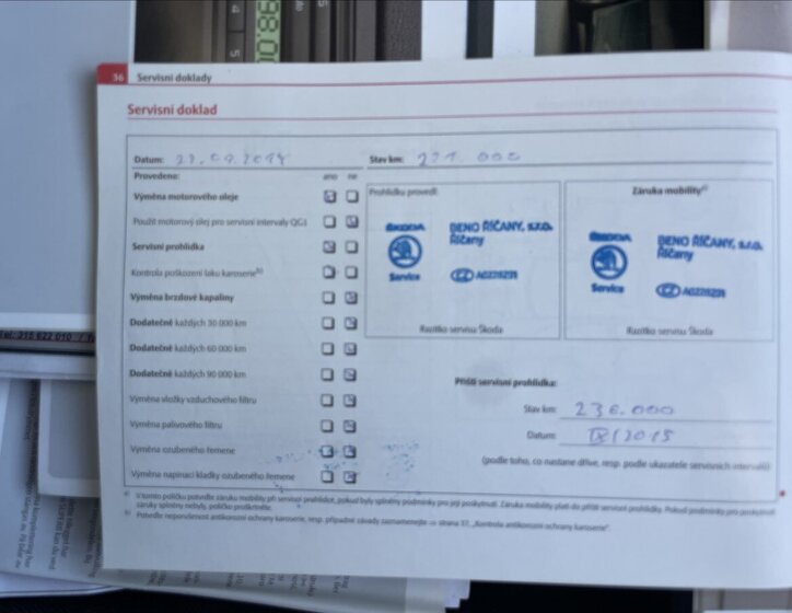 Škoda Octavia Sedan / Limuzína 1,9 l 77 kw