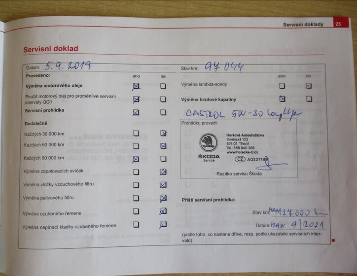 Škoda Octavia Sedan / Limuzína 1,6 l 75 kw