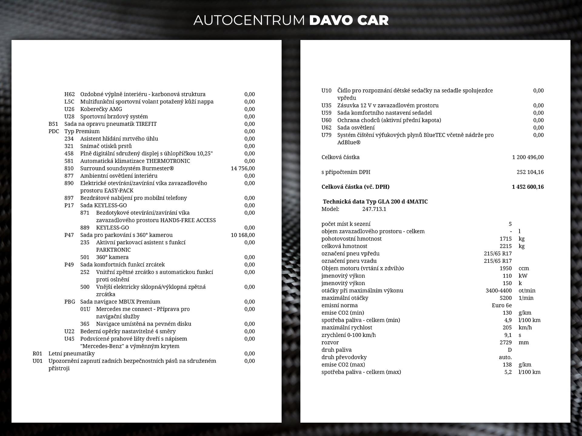 Mercedes-Benz GLA SUV 2,0 l 110 kw