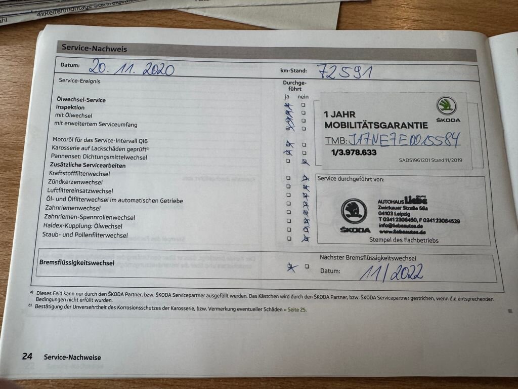 Škoda Octavia Kombi 1,2 l 63 kw