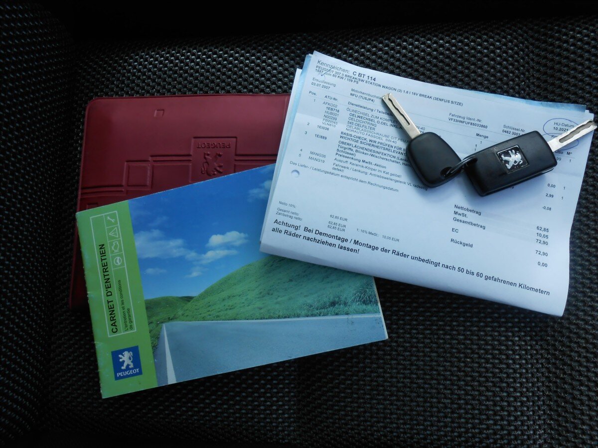 Peugeot 307 Kombi 1,6 l 80 kw