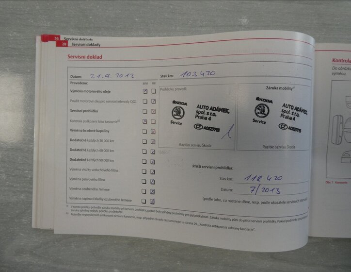 Škoda Octavia Sedan / Limuzína 1,6 l 75 kw