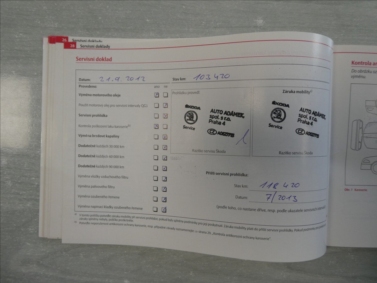 Škoda Octavia Sedan / Limuzína 1,6 l 75 kw