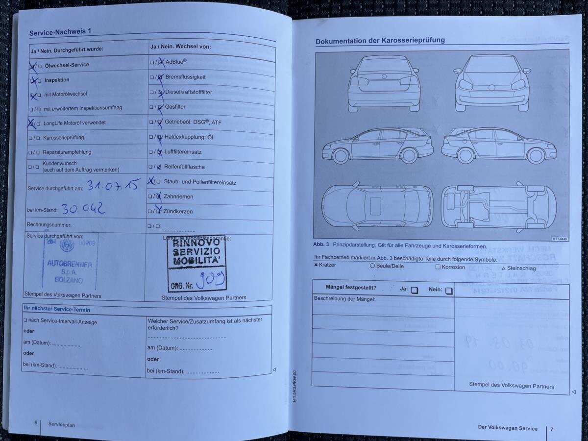 Volkswagen Touran MPV 1,6 l 77 kw