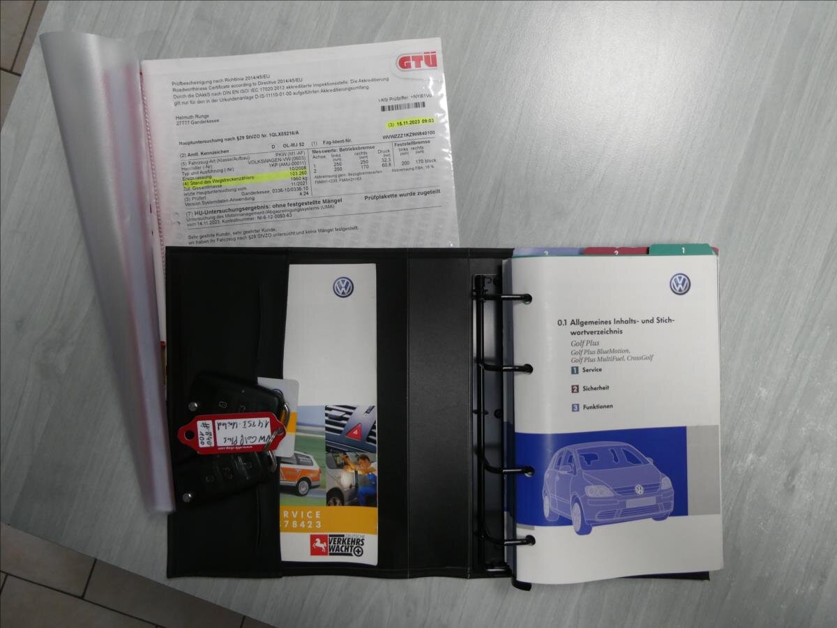 Volkswagen Golf Plus MPV 1,4 l 90 kw