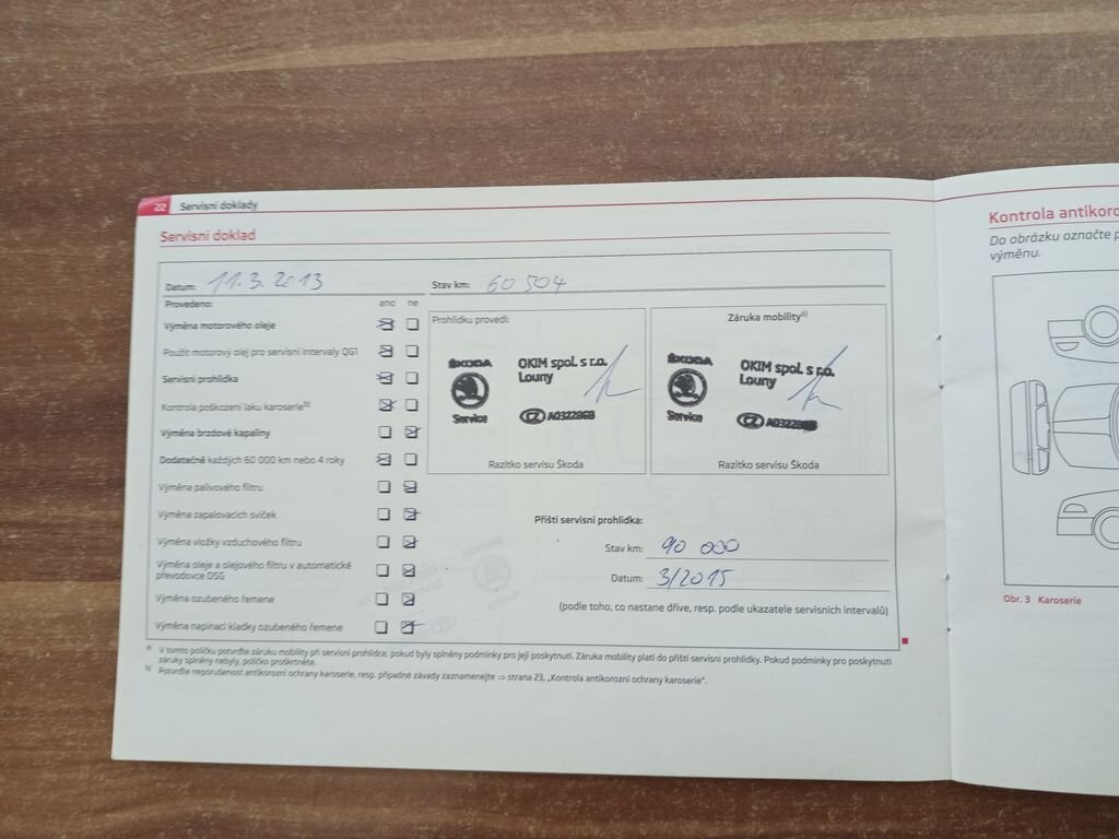 Škoda Octavia Sedan / Limuzína 1,6 l 77 kw