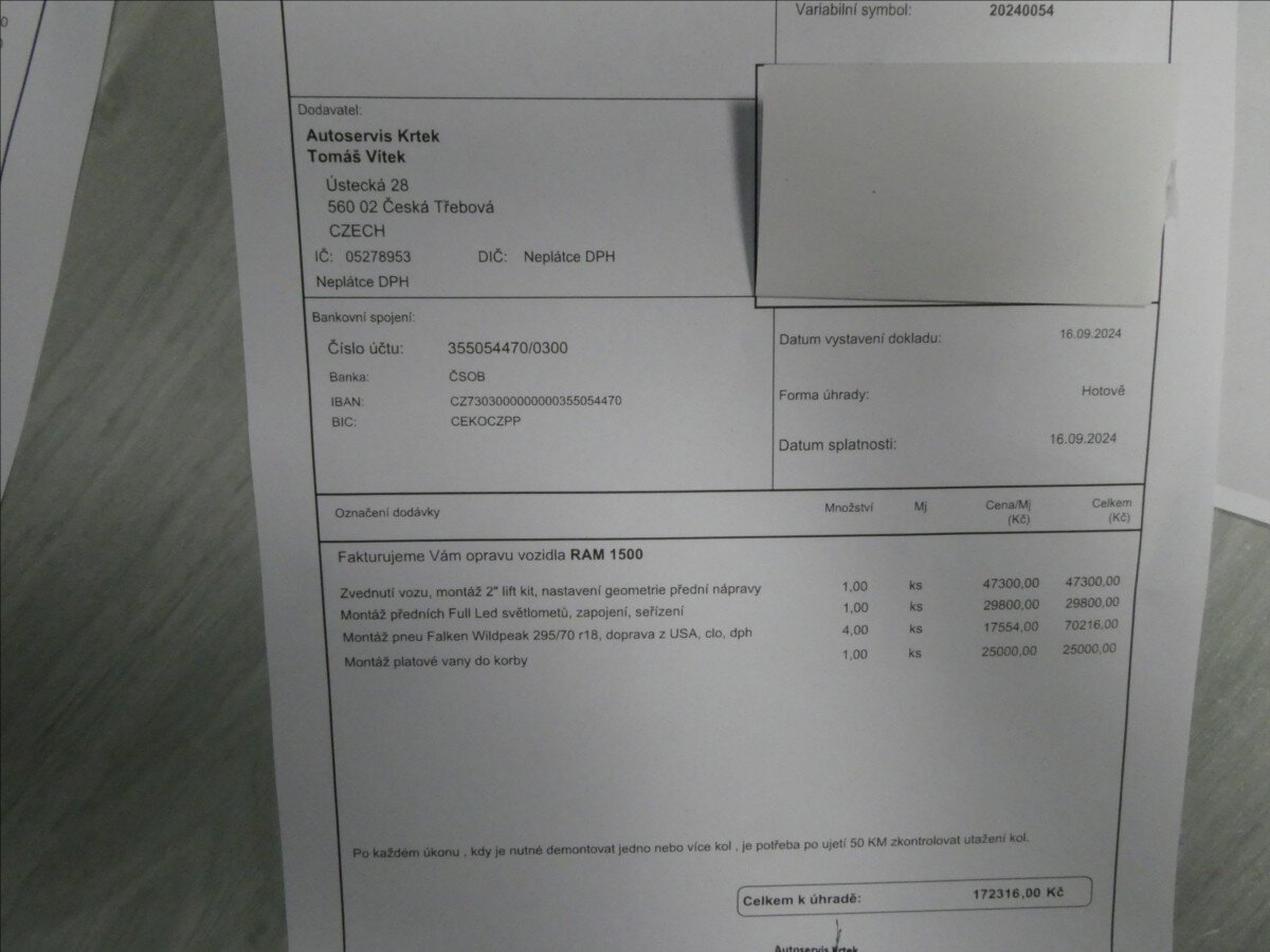 Dodge RAM 1500 Pick-up 5,7 l 295 kw