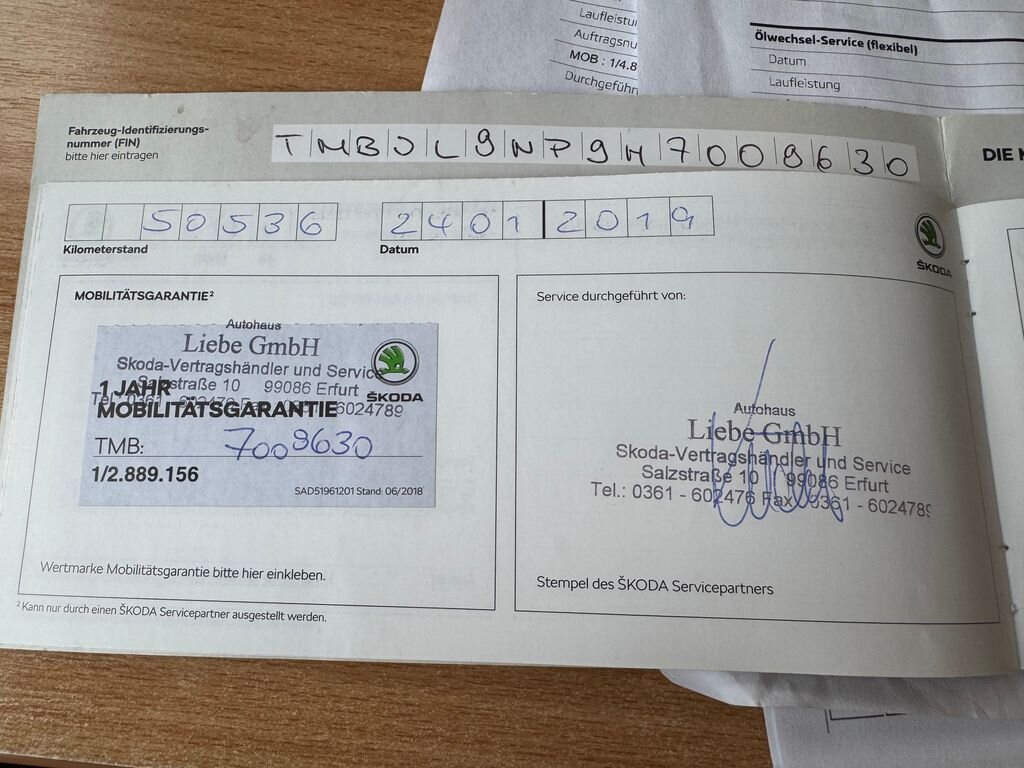 Škoda Superb Kombi 1,8 l 132 kw