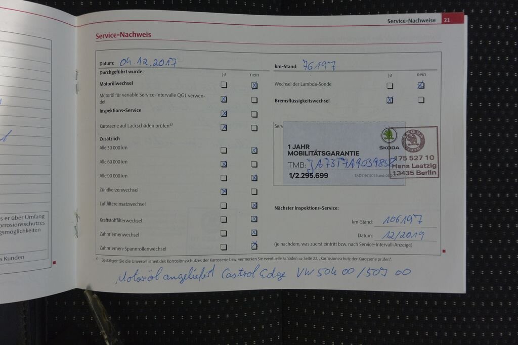 Škoda Superb Kombi 1,4 l 92 kw