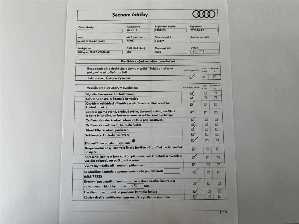 Audi SQ8 SUV / Terénní 4,0 l 320 kw