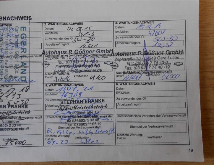 Chevrolet Captiva Kombi 2,2 l 135 kw