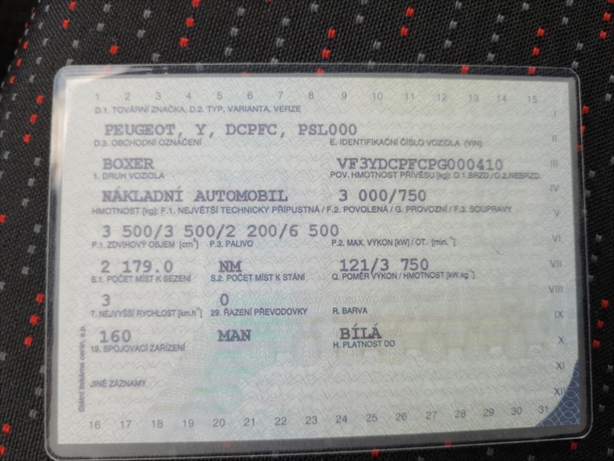 Peugeot Boxer Skříň 2,2 l 121 kw